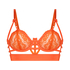 Soutien-gorge à armatures non-préformé longline Mitzy, Orange
