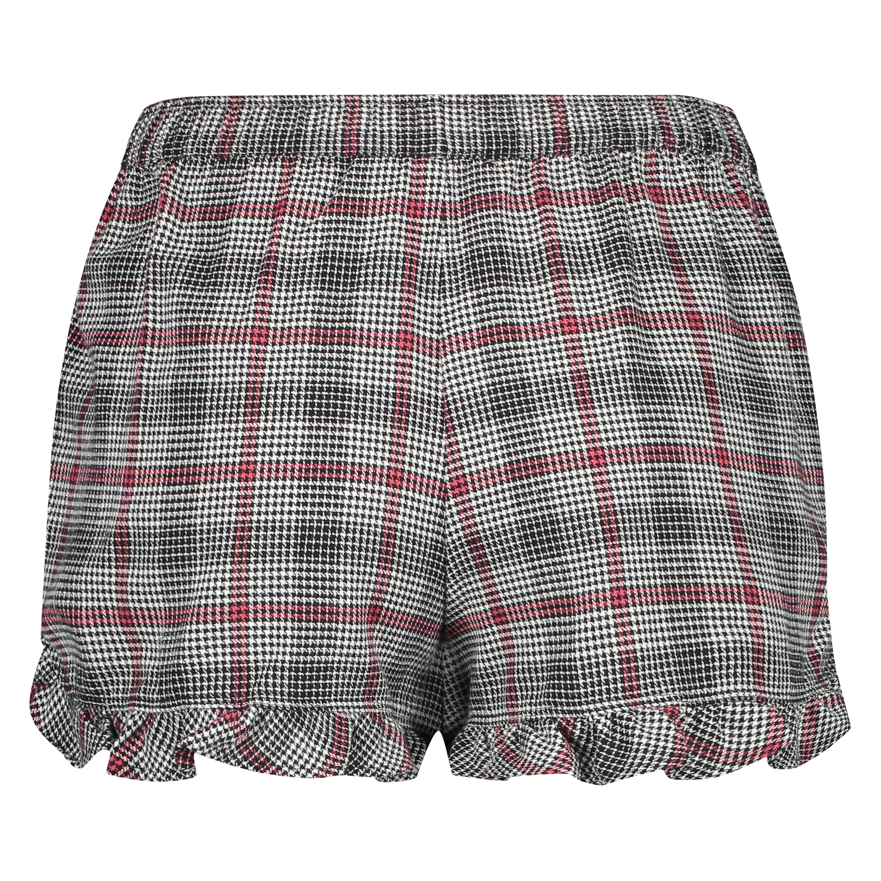 Pyjamashorts Twill Check, Grau, main