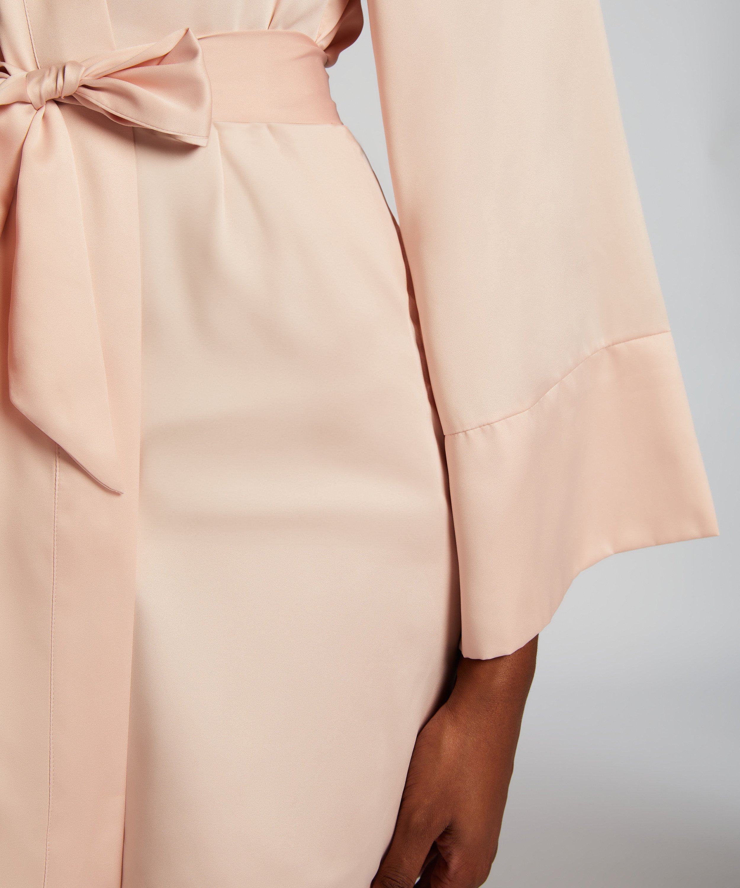 Kimono Satin, Rose, main