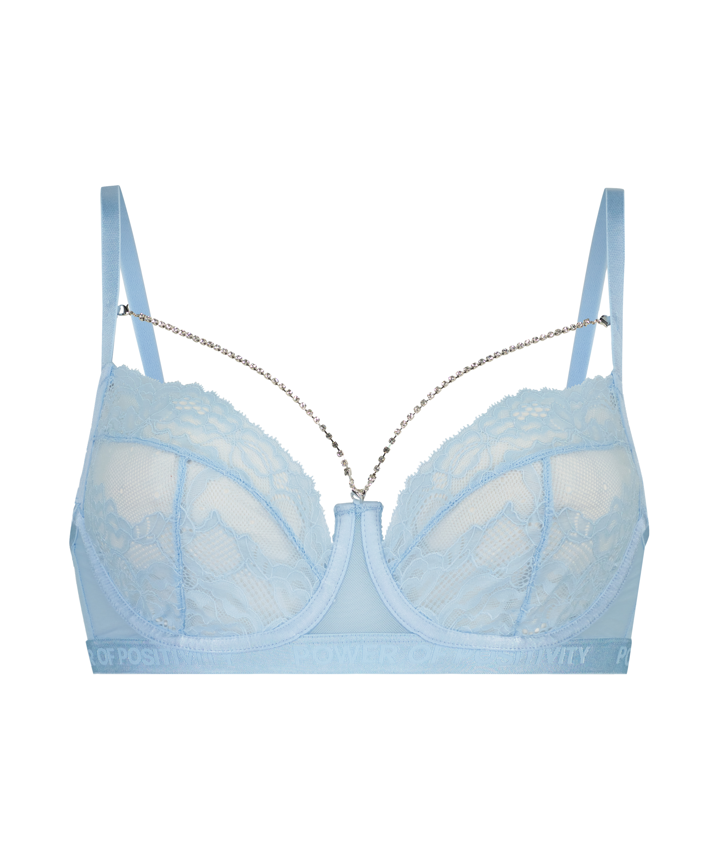 Soutien-gorge à armatures non-préformé On Fleek, Bleu, main