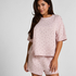 Pyjama Set Cotton Jersey Short, Rose