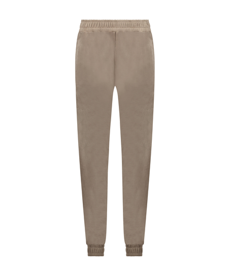 Pantalon de jogging Velours court, marron