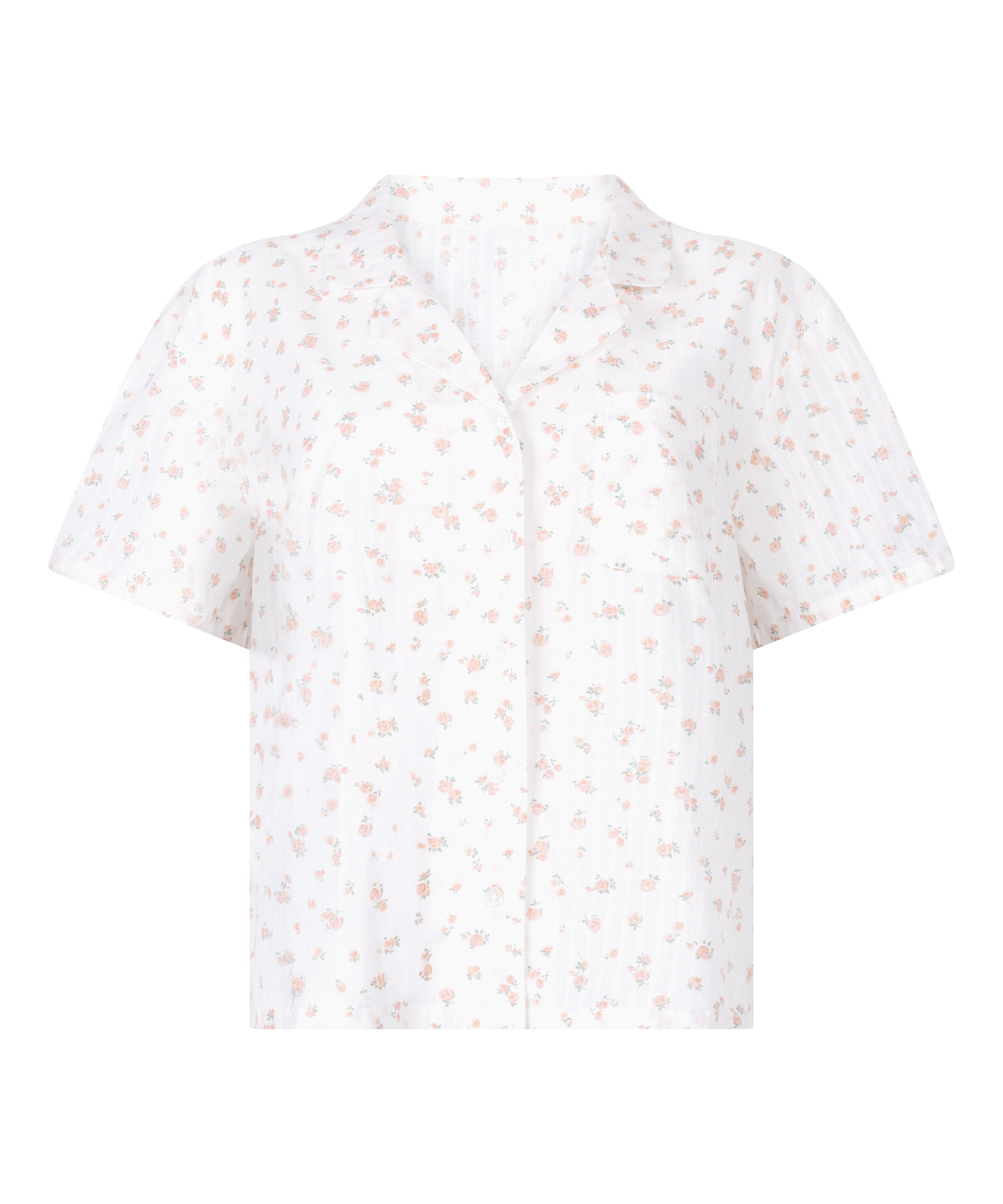 Pyjama-Jacke, Wei&szlig;