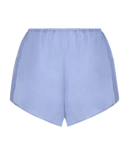 Short de pyjama Satin Marcela, Bleu
