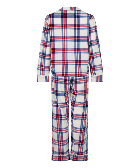 Pyjamaset Polarfleece, Weiß