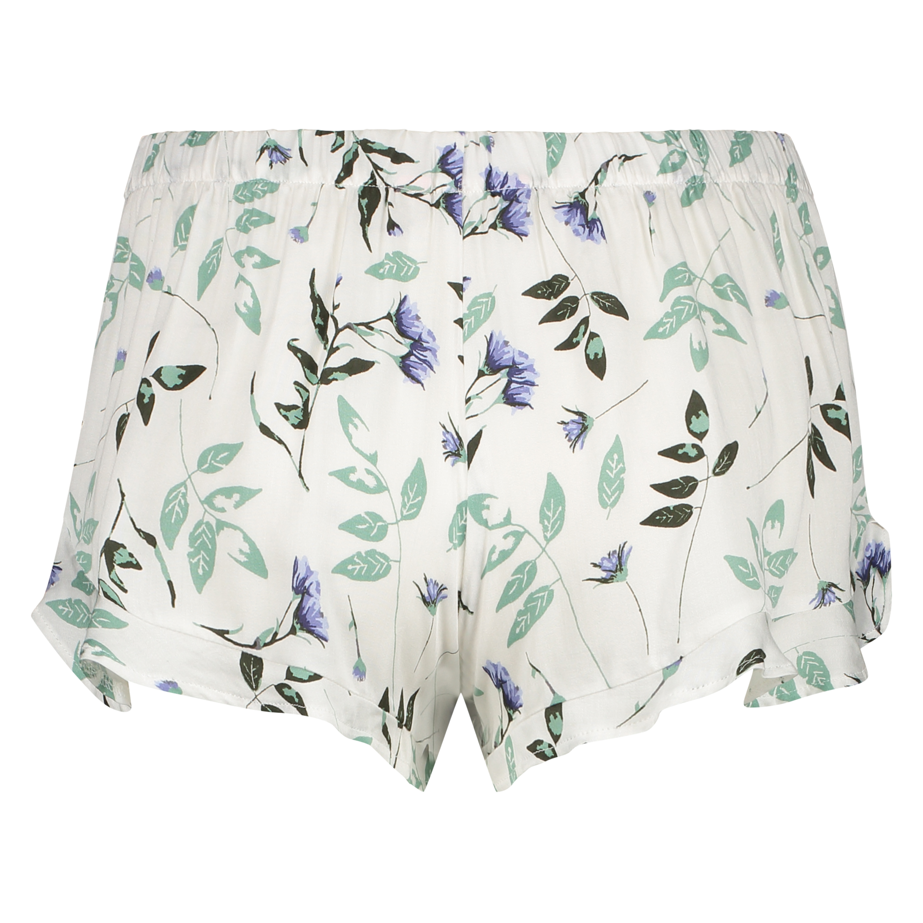 Short de pijama, Blanc, main