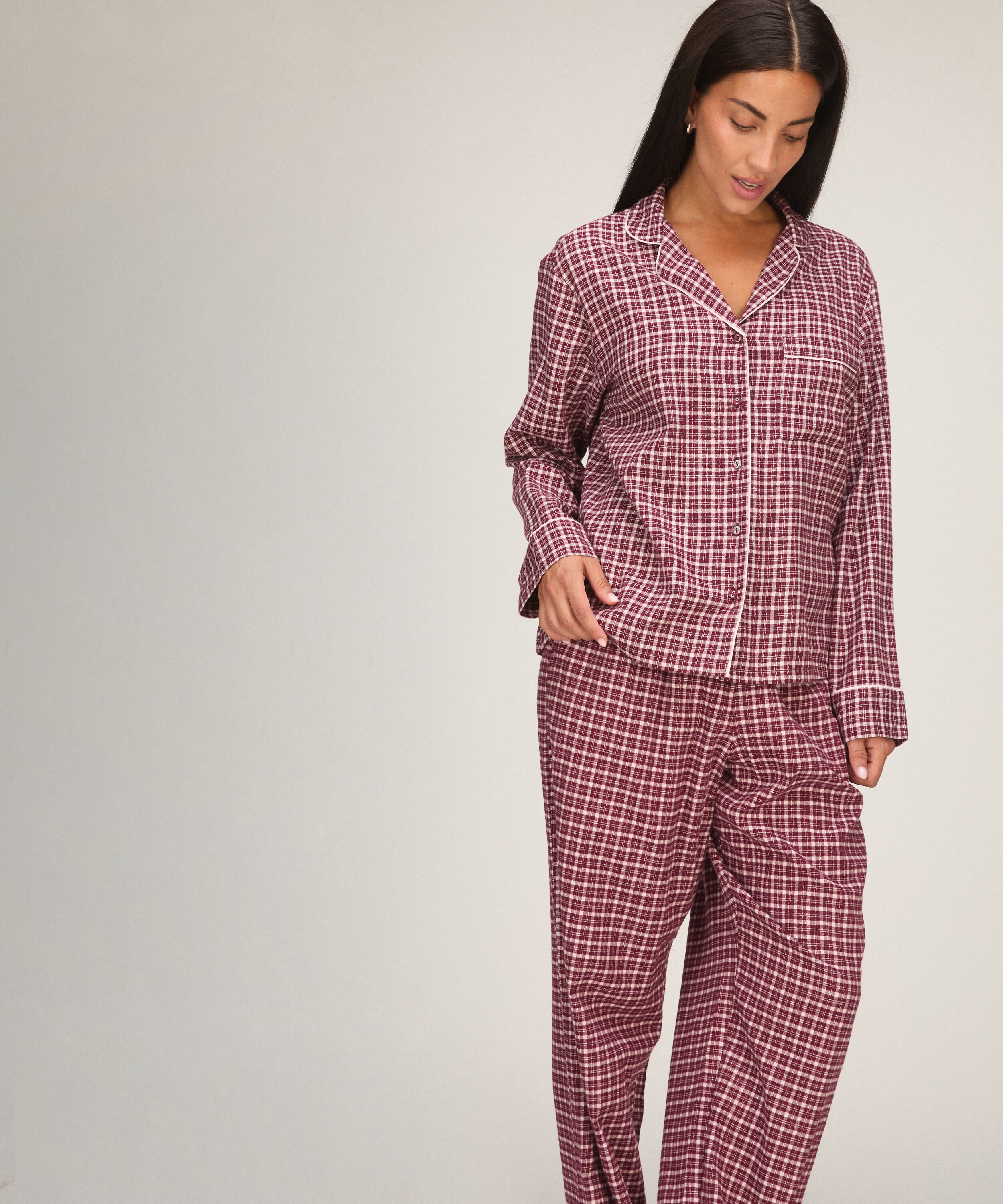 Chemise de pyjama Woven, Rose