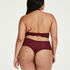 Slip brésilien en forme de V Vixen Curvy, Rouge