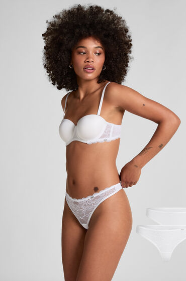 Image of Hunkemöller 2er-Pack Strings Angie Weiß