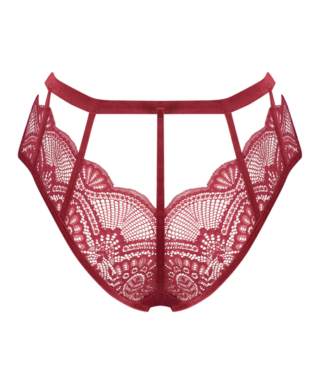 Brazilian Blondie mit offenem Schritt, Rot