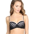 Padded underwired bra Kiara, Noir