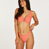 Bikiniunterteil mit hohem Beinausschnitt Peachy, Orange