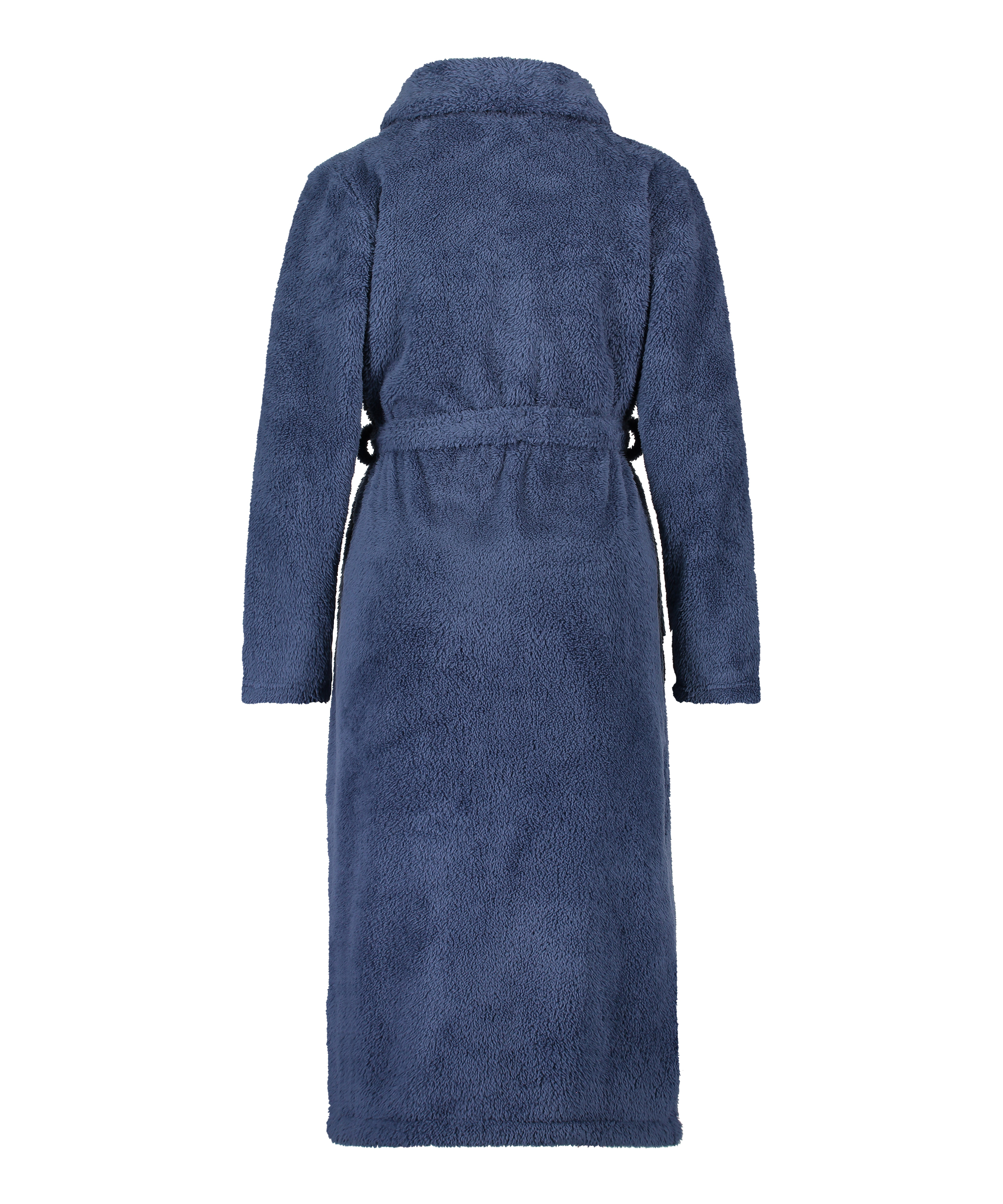Bademantel Fleece, Blau, main
