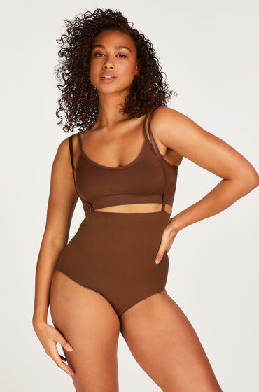 Image of Hunkemöller Nahtloser Slip mit hoher Taille Rot