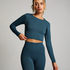 HKMX Sport cropped top Seamless, Grün