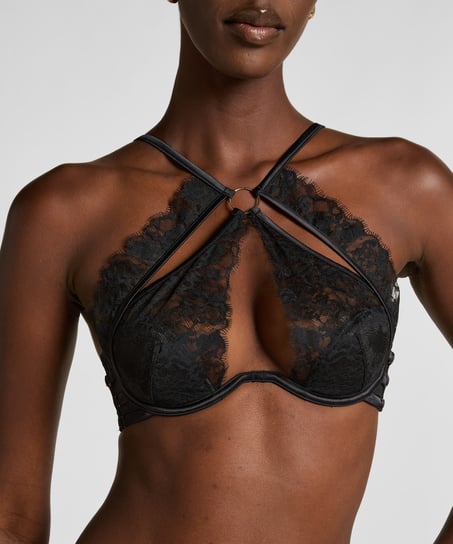 Nienke Vorgeformter Bügel-BH, Schwarz