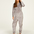 Onesie Flanelle Polaire, Gris