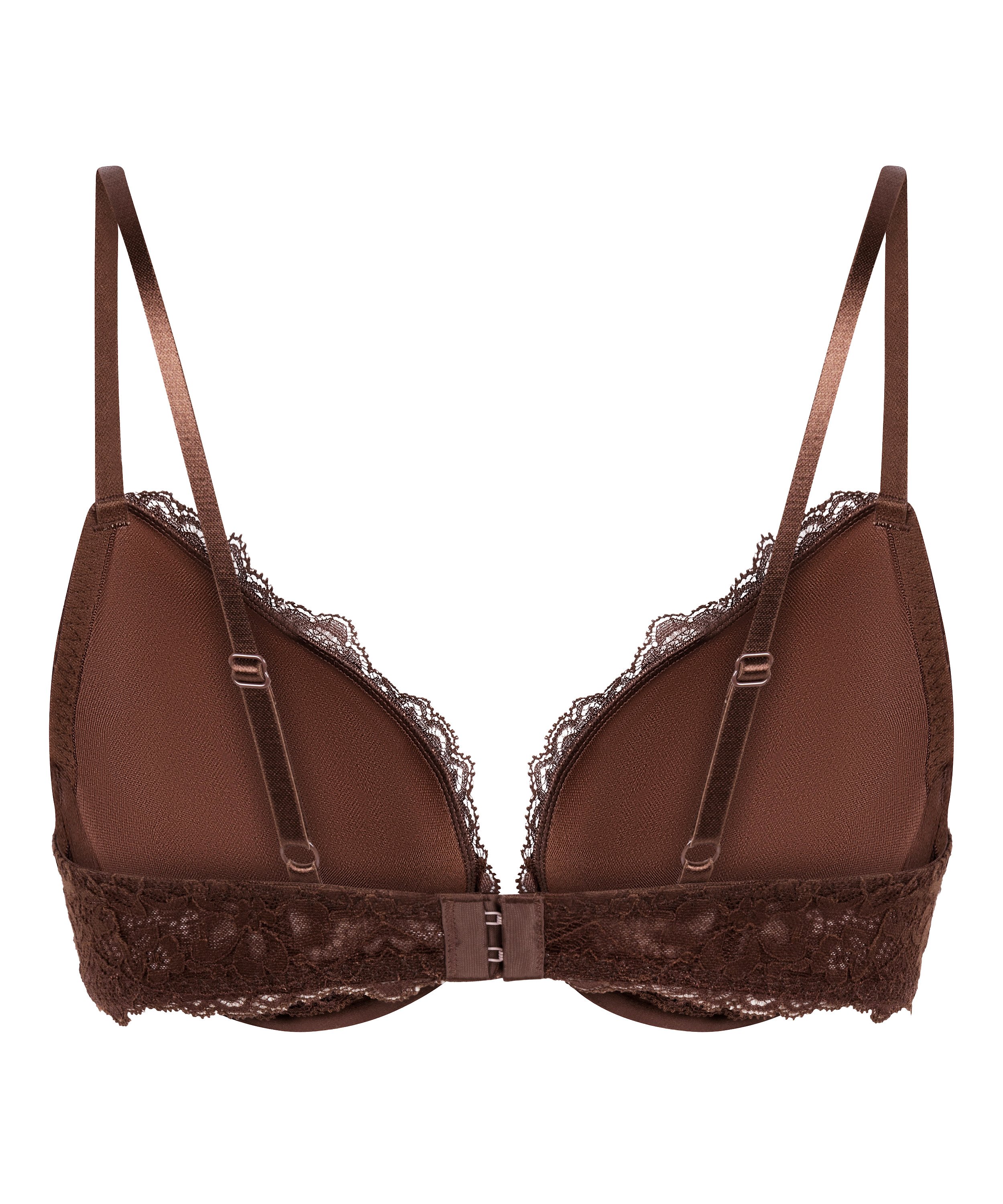 Soutien-gorge à armatures préformé push-up Marine, Marron, main