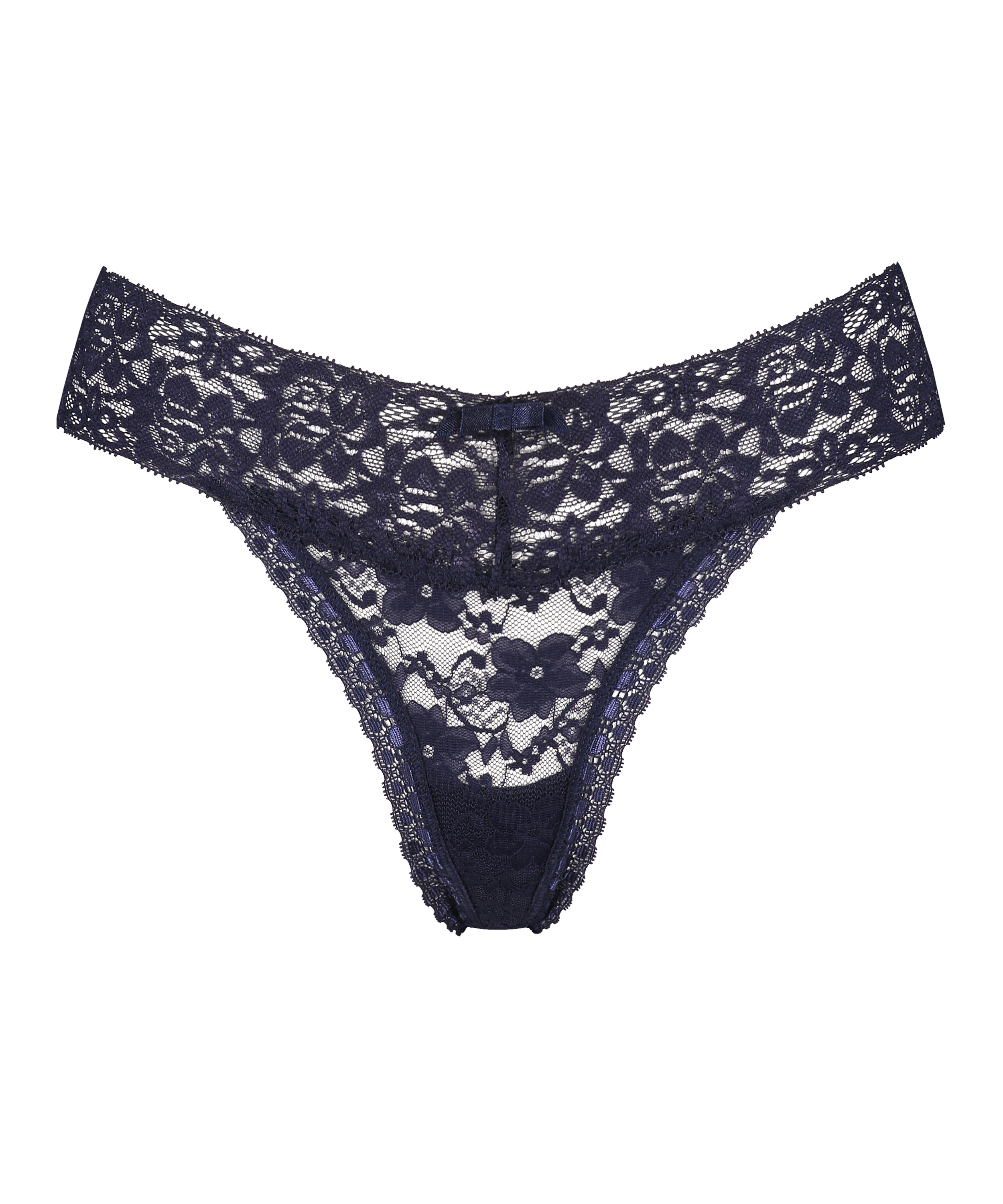 Besonders niedriggeschnittener V-String, Blau, main