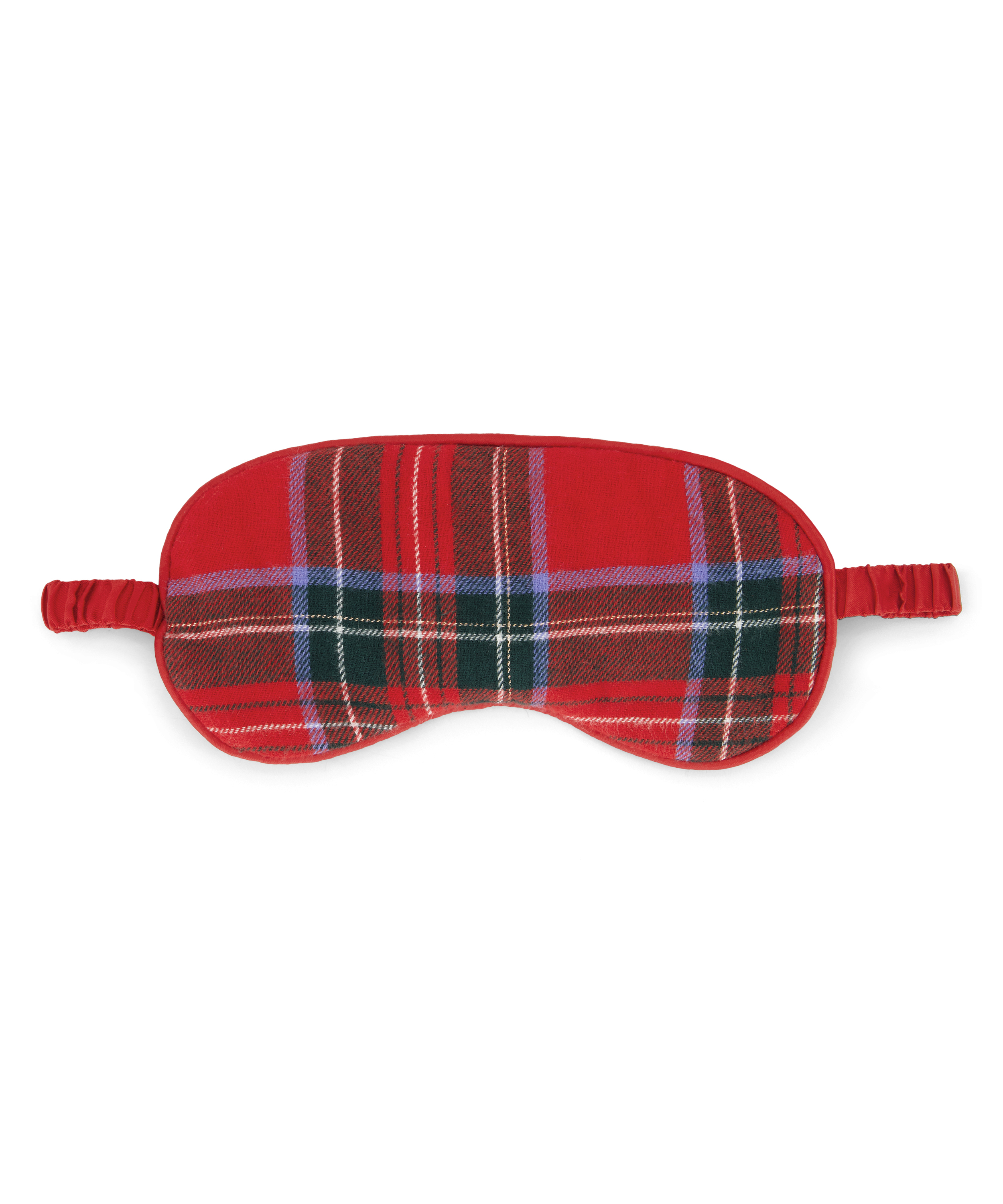 Schlafmaske Flanell, Rot, main