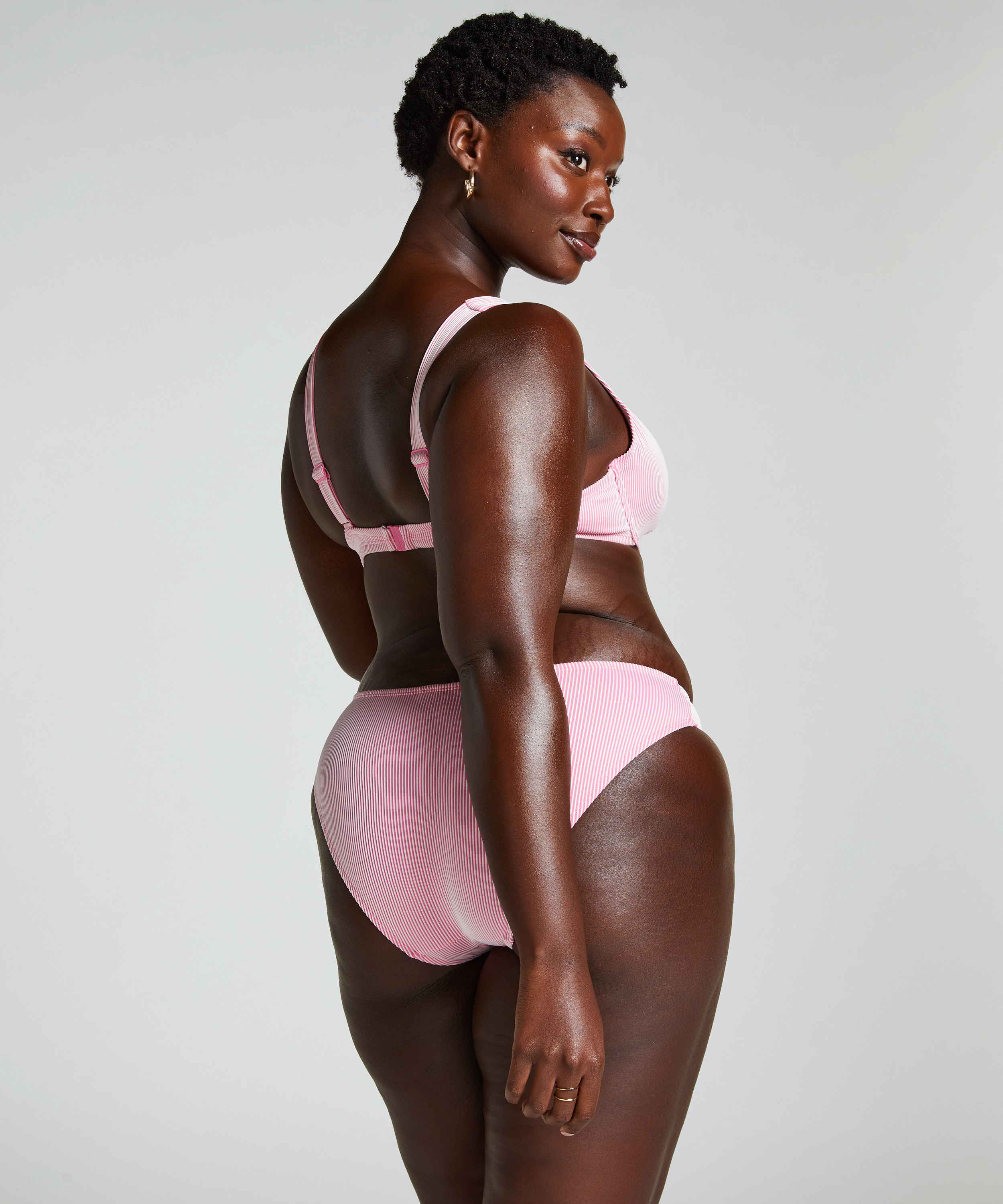 Haut de bikini Fiji, Rose, main