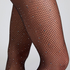Collants Fishnet Rhinestone, Noir