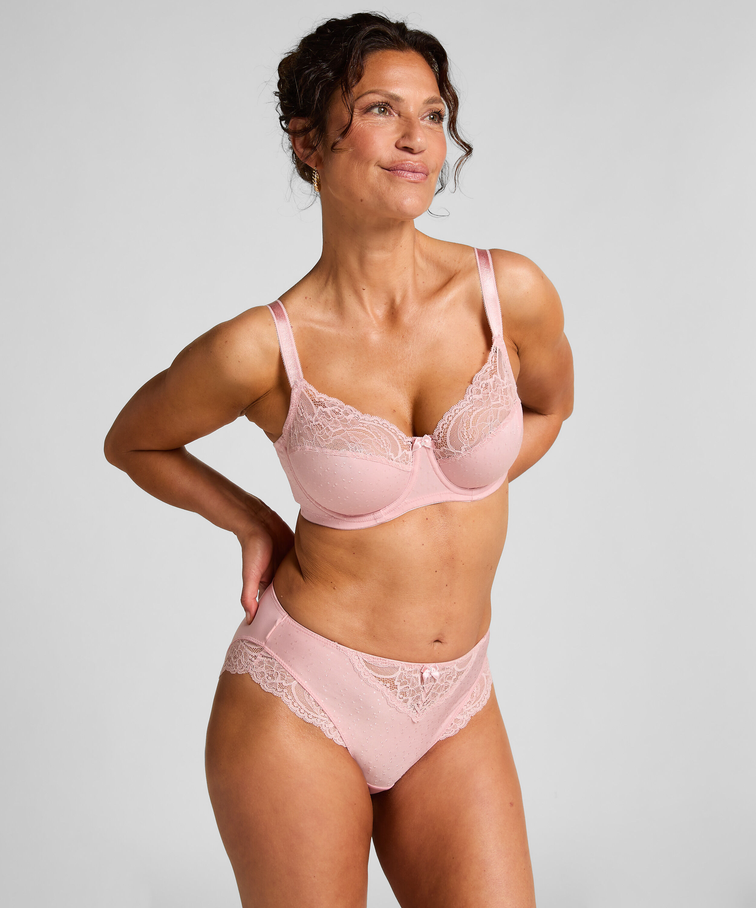 Hochsitzender Slip Sophie, Rose