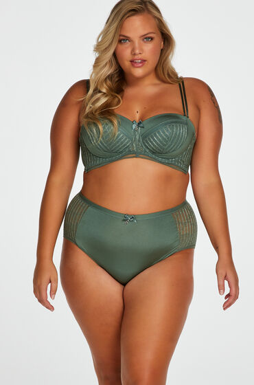 Hunkemöller Slip taille haute Kriss I AM Danielle Vert