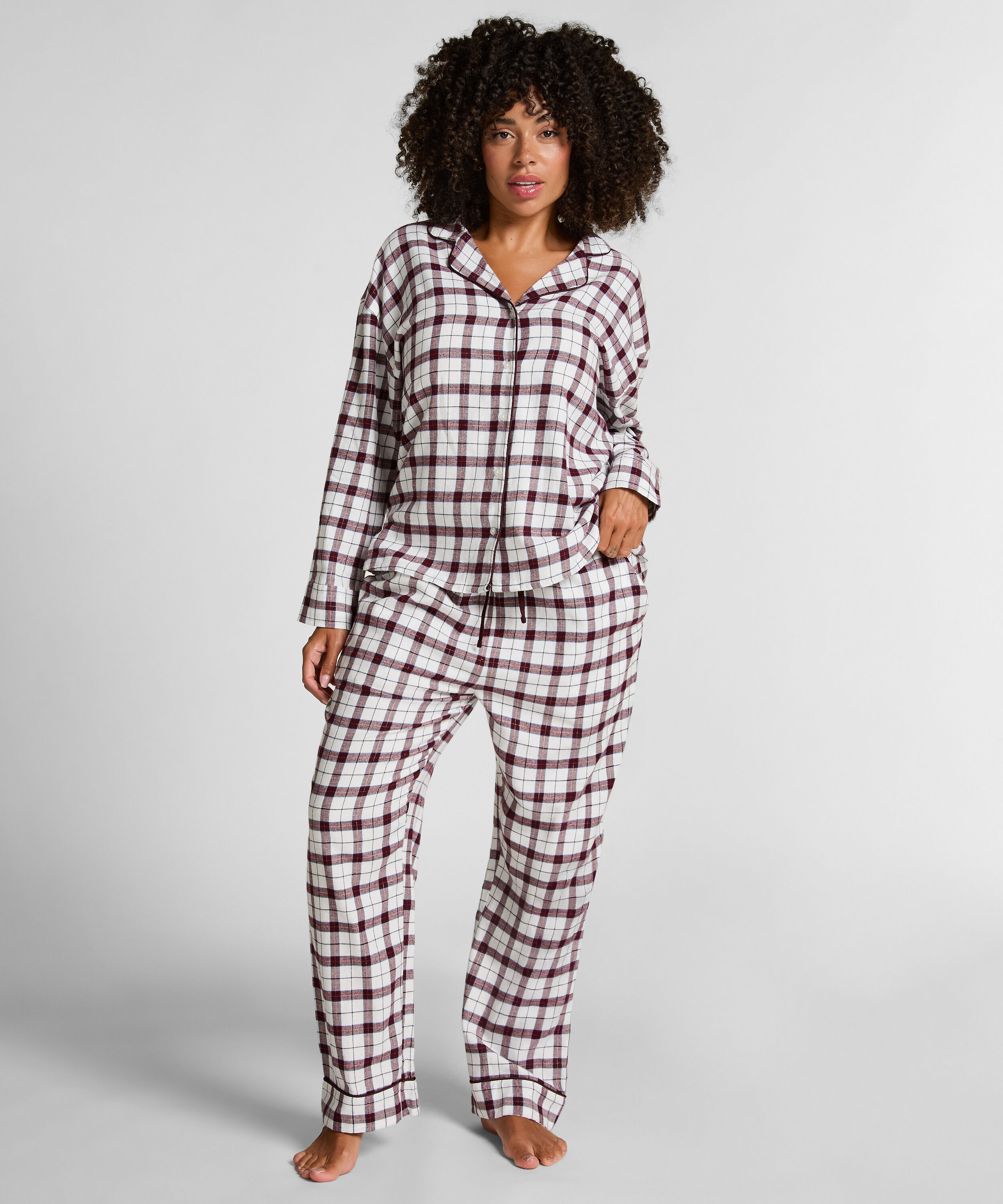 Pyjamahose aus Flanell