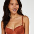 Soutien-gorge &agrave; armatures pr&eacute;form&eacute; Maya, marron
