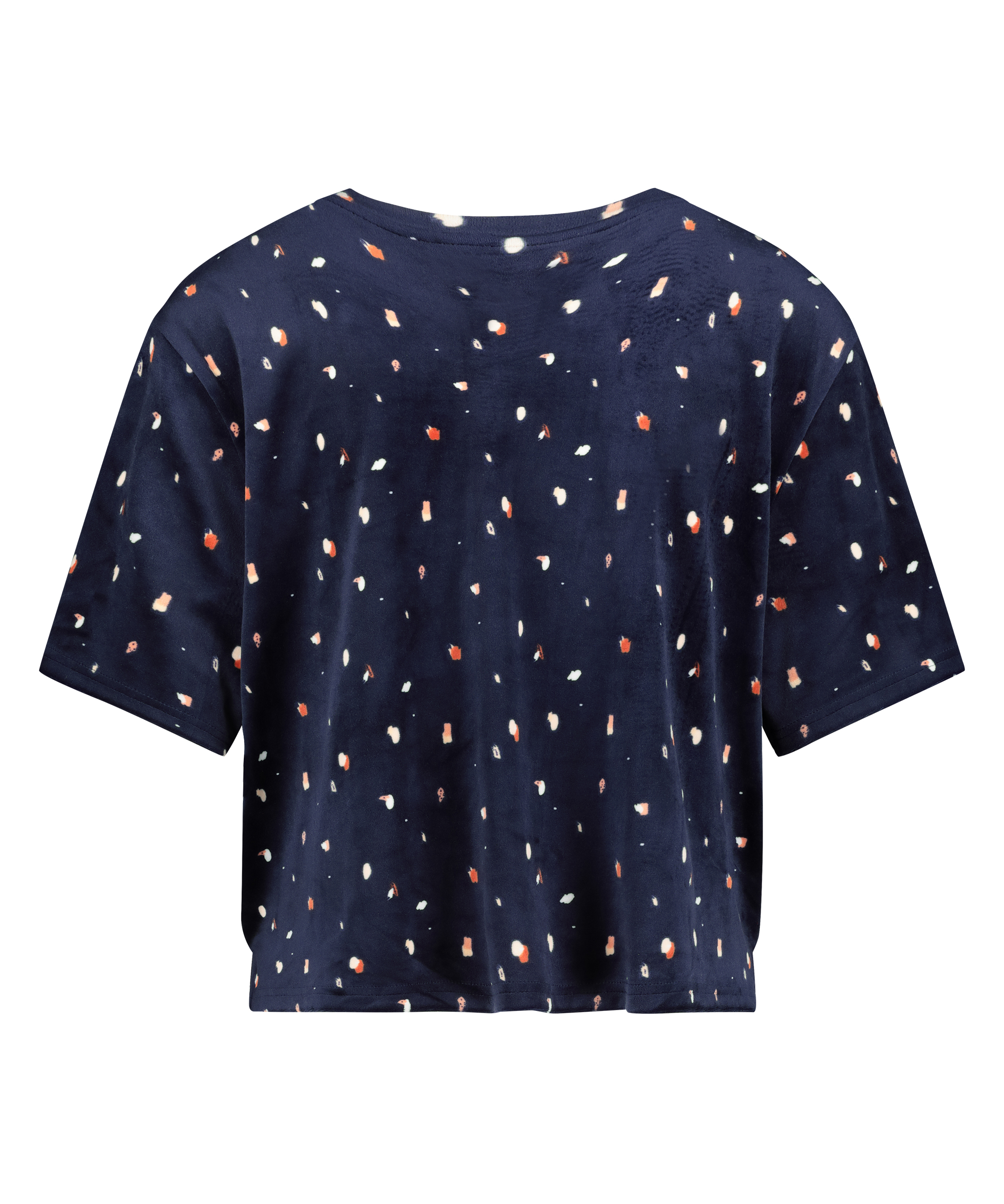 Top Velours Pocket, Blau, main