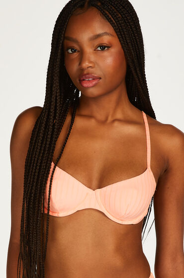 Image of Hunkemöller Unwattiertes Bügel-Bikini-Top Gili Rib Orange
