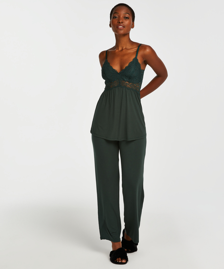 Tenue de pyjama Vera Lace, Vert