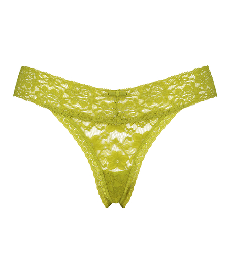 String en V taille extra basse, Vert