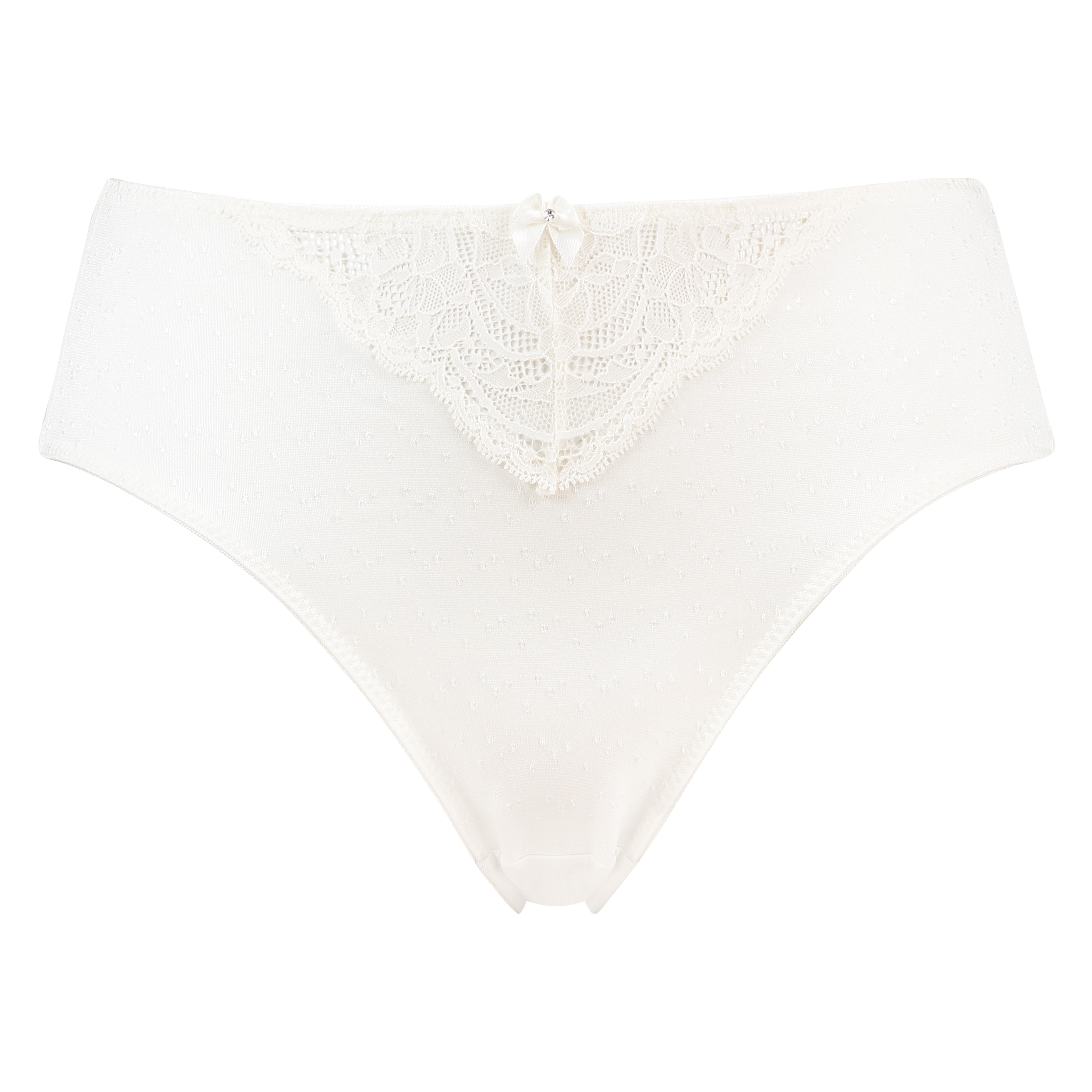 Slip taille haute Sophie, Blanc, main