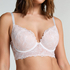 Soutien-gorge &agrave; armatures pr&eacute;form&eacute; longline Lauren, Blanc