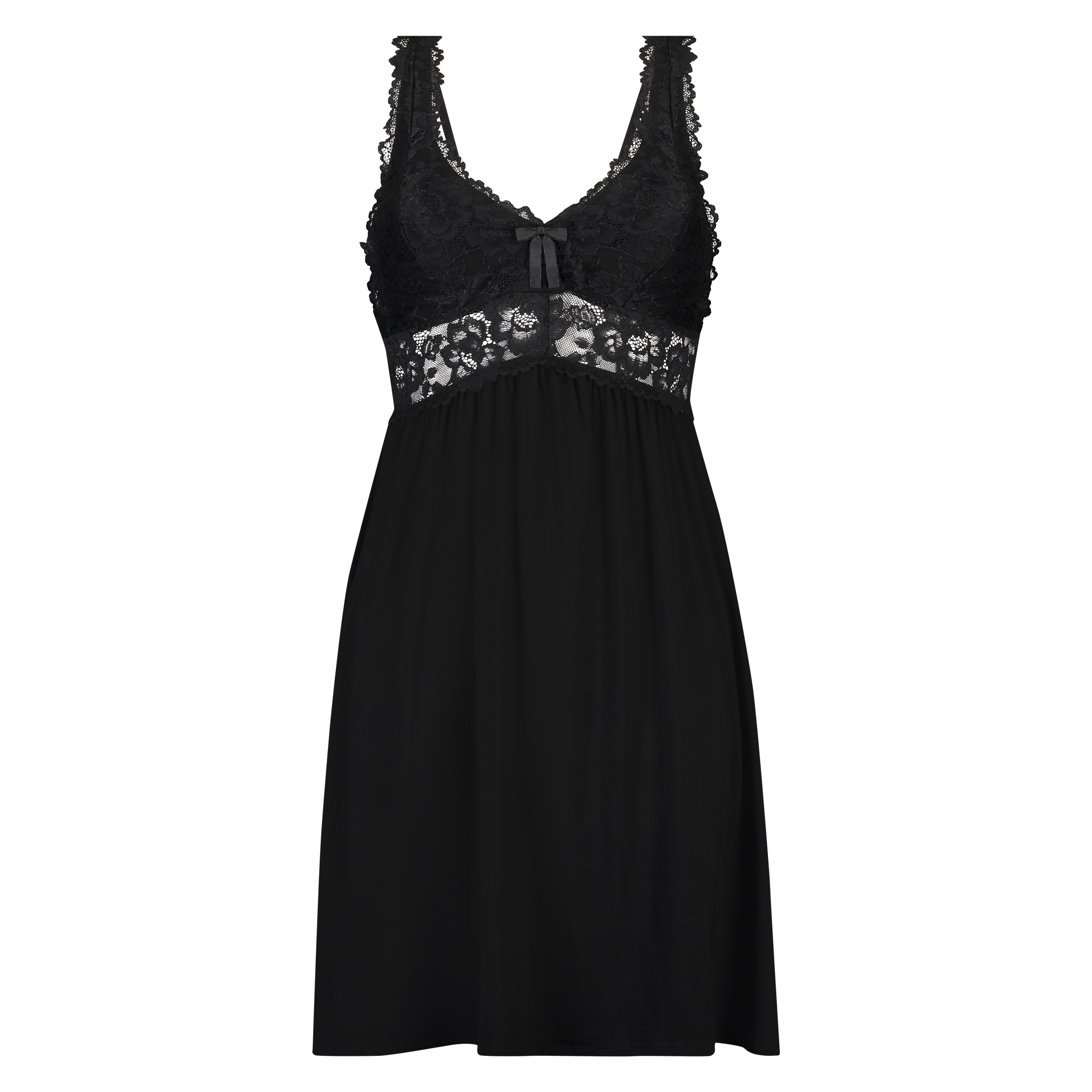 Slipdress Nora Lace, Schwarz, main