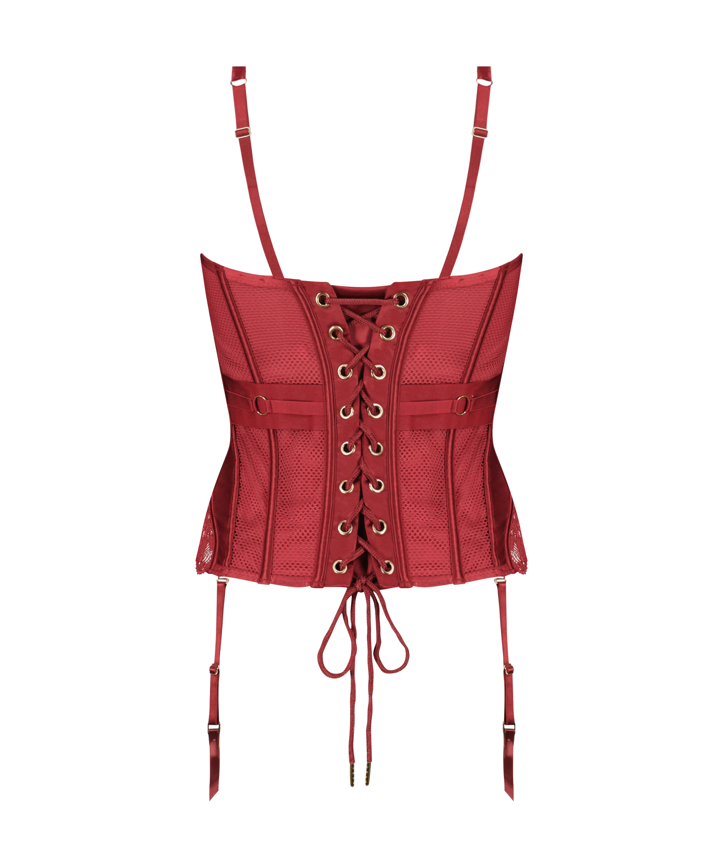 Bustier Pleasure, Rot, main