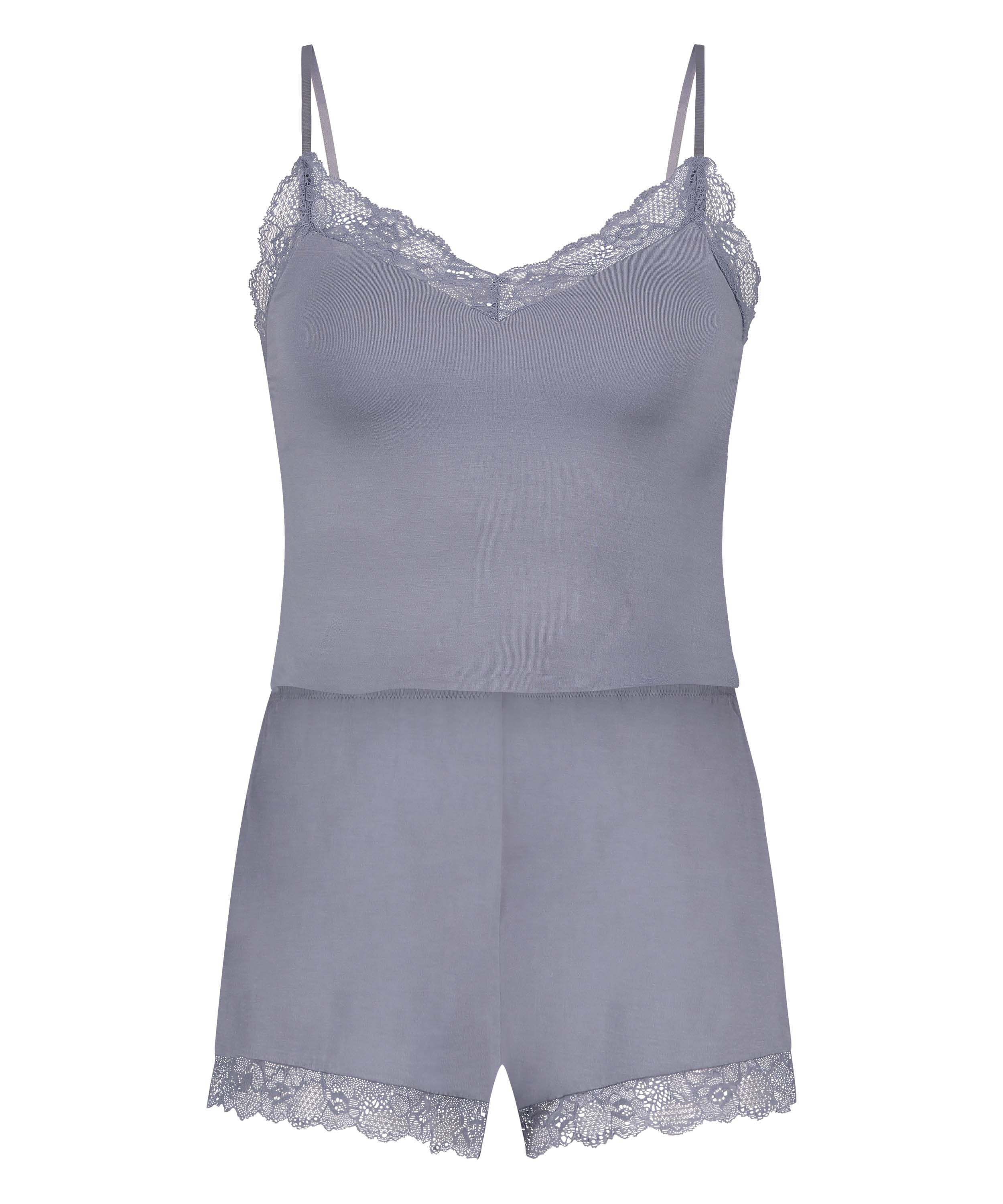 Kurzes Pyjama-Set Cami, Lila, main
