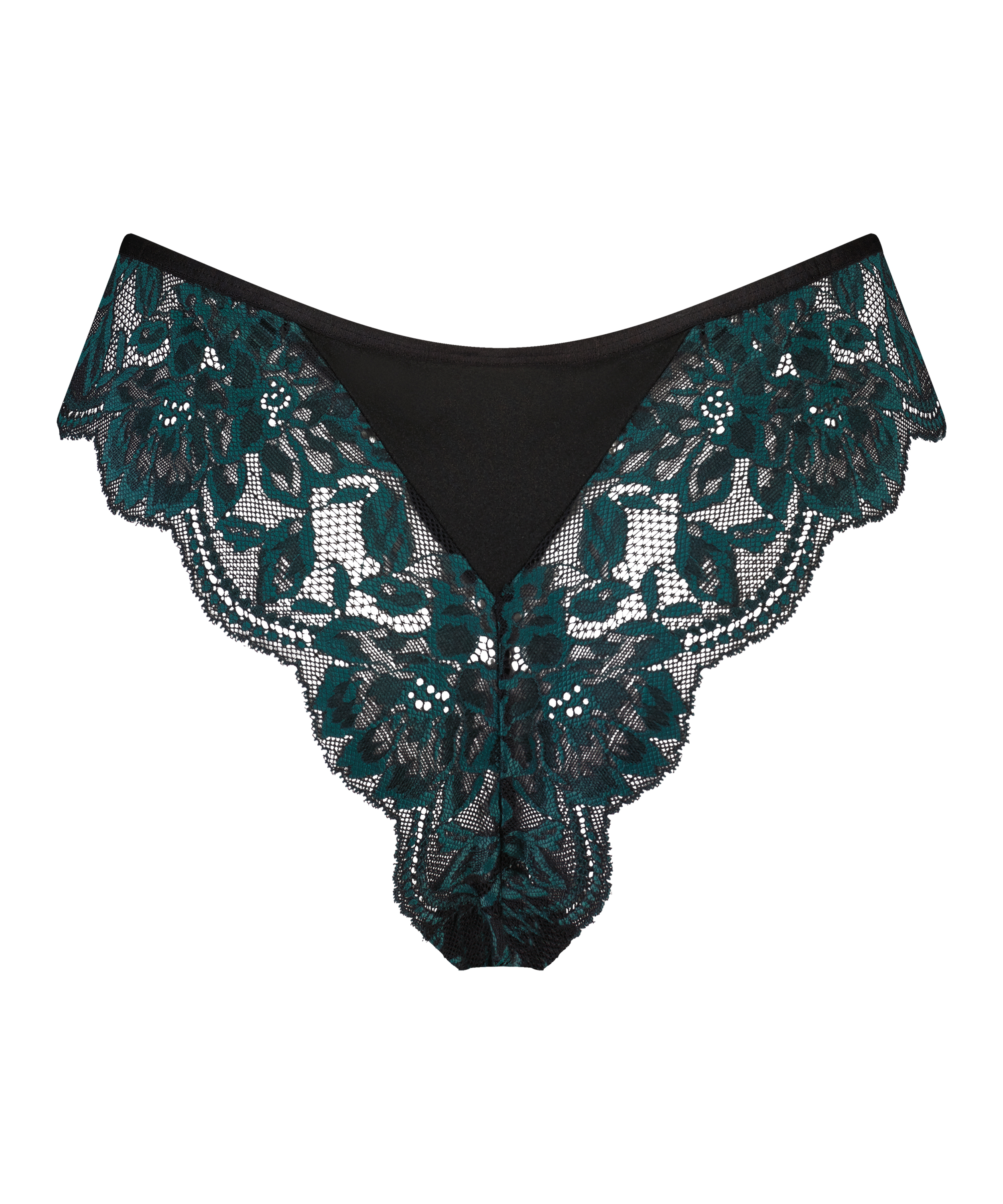 Brazilian-Slip mit hohem Beinausschnitt Leona, Schwarz, main