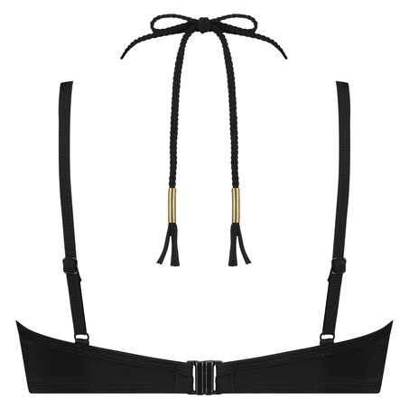 Vorgeformtes Bügel-Bikinitop Sunset Dream, Schwarz