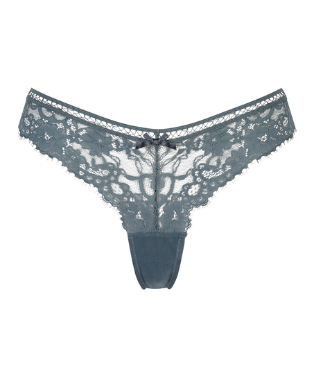 Extra tiefsitzender String Gianni, Blau