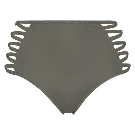 Slip de bikini taille haute Sunset Dream, Vert