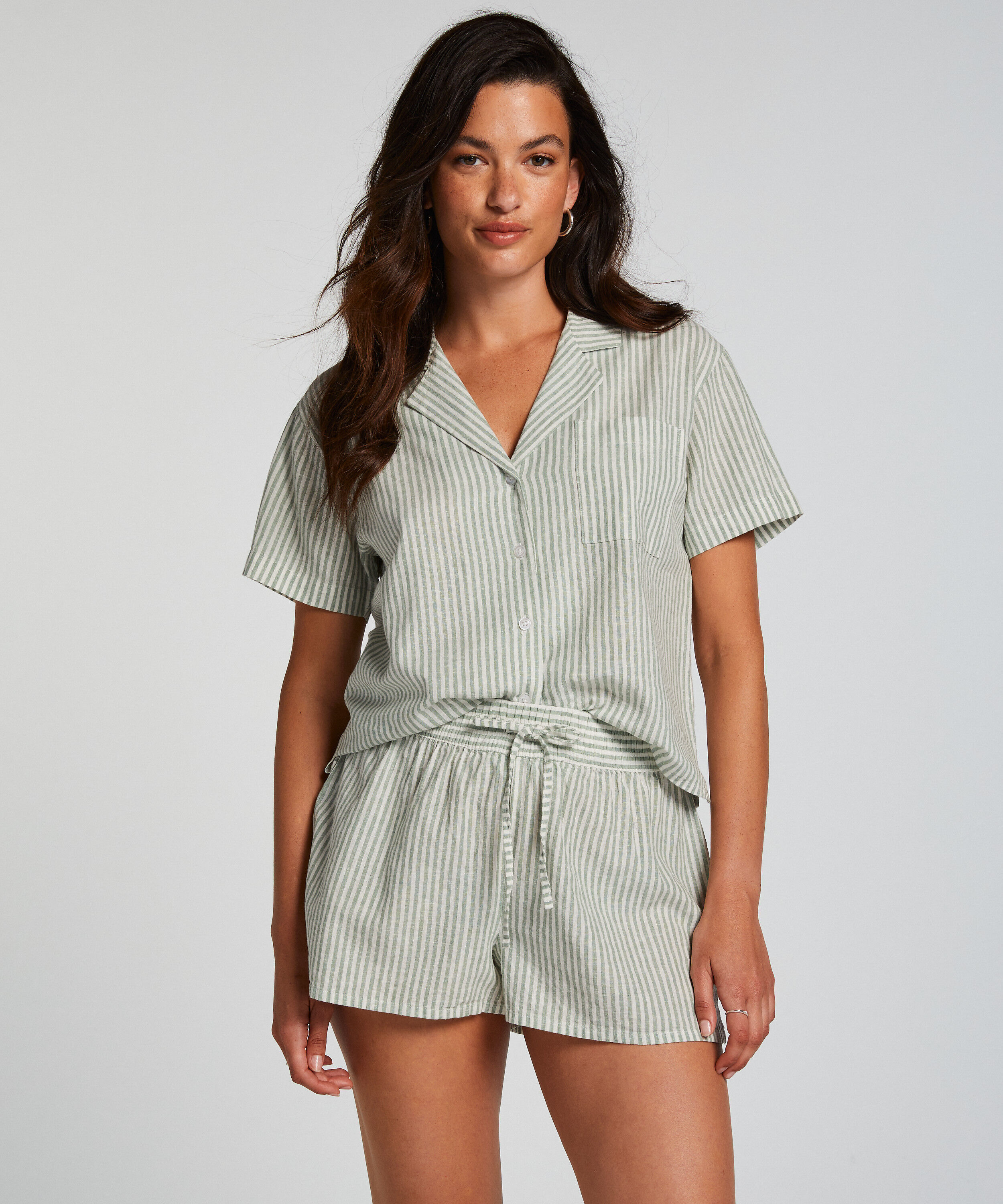 Shorts de pyjama Lin, Vert