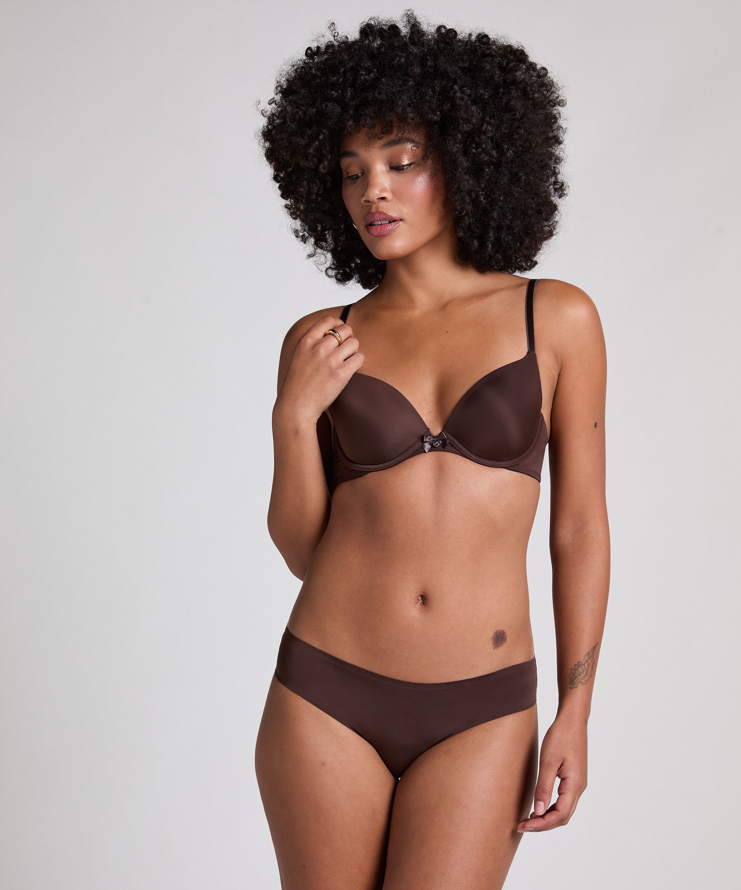 Brésilien Invisible Micro, Marron Brésilien Invisible Micro, Marron
