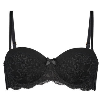 Soutien-gorge &agrave; armatures pr&eacute;form&eacute; bretelles amovibles Mara, Noir