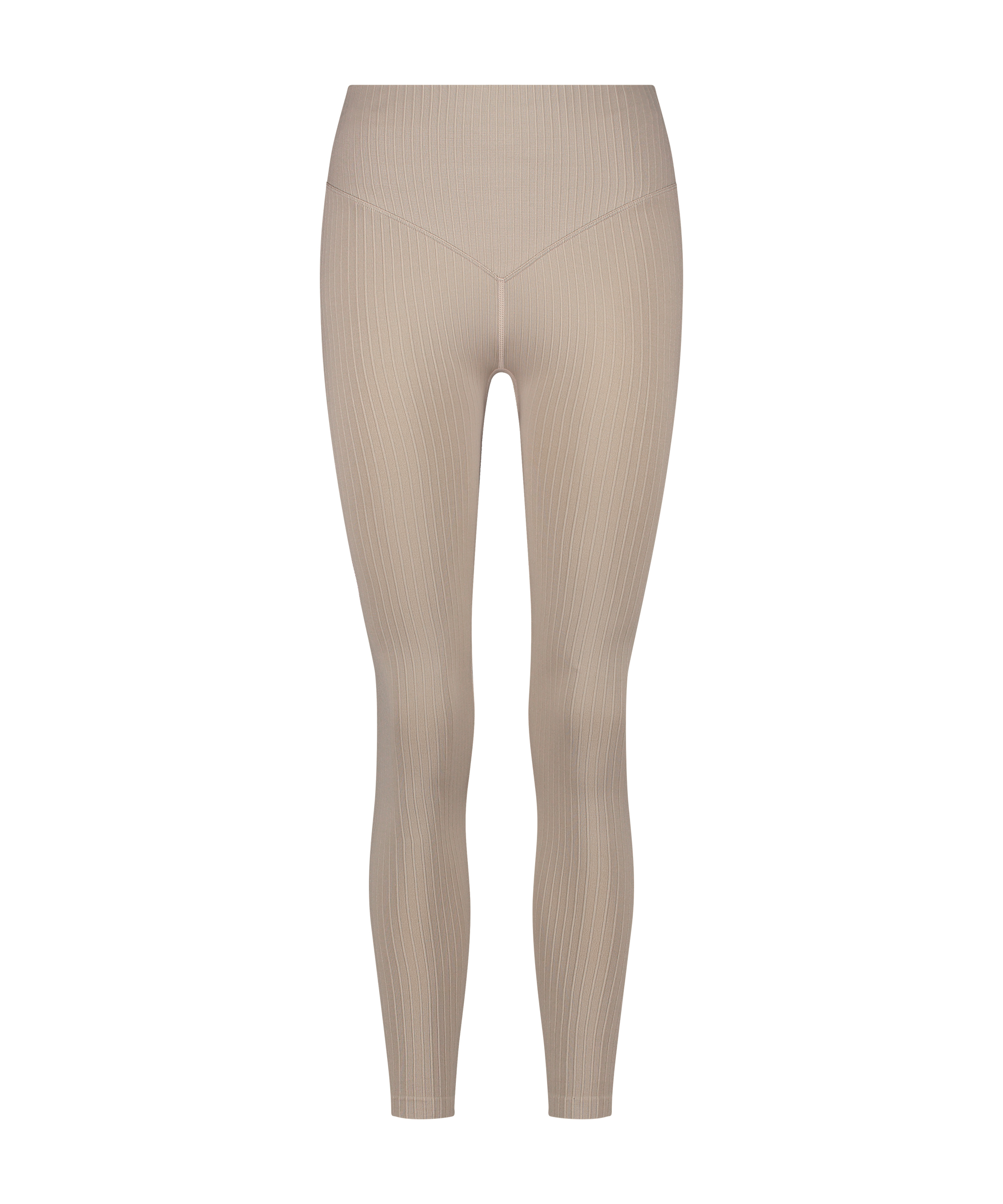 HKMX High Waisted nahtlose Sportleggings, Beige, main