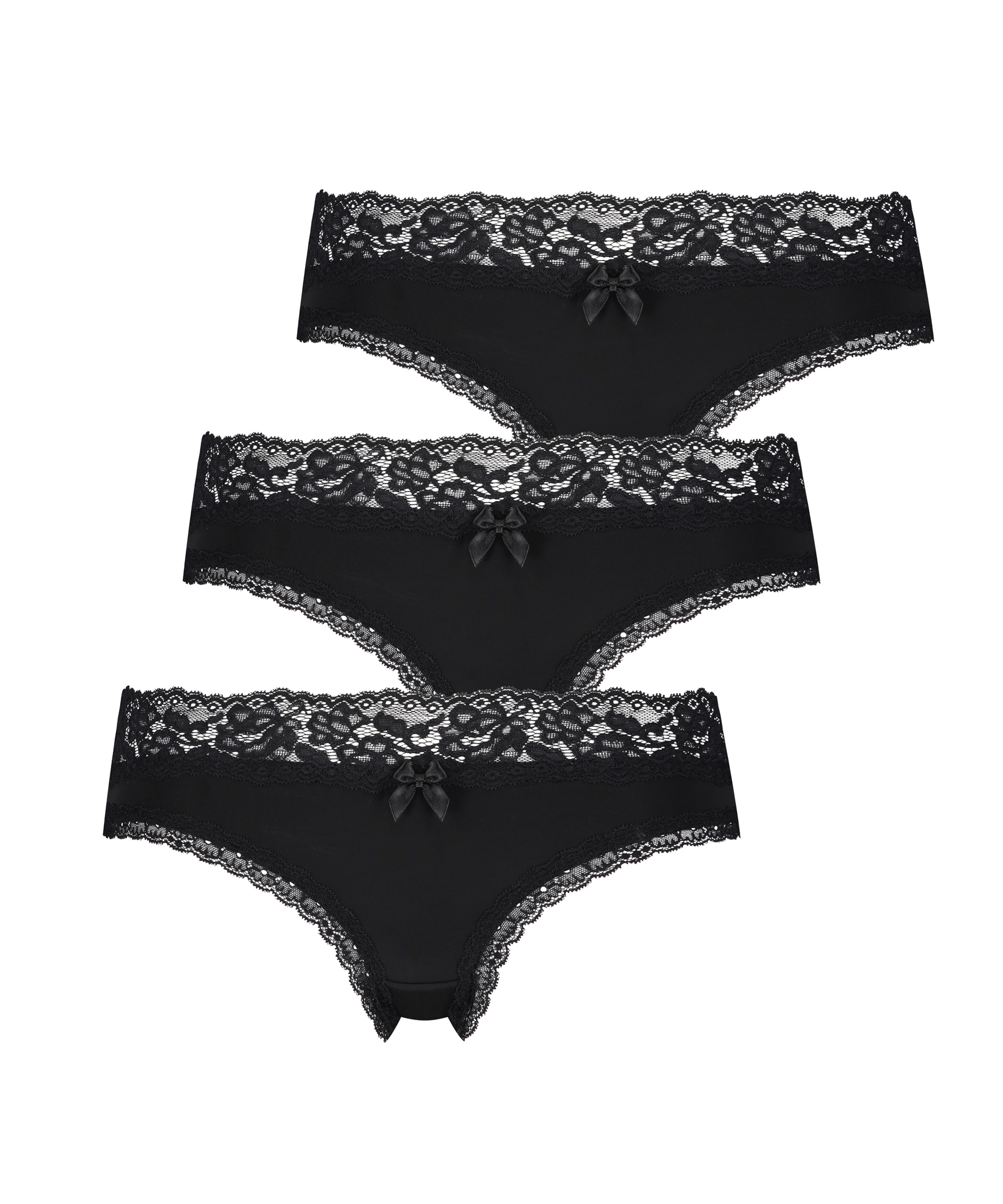 3er-Pack Brazilian-Short Dakota, Schwarz, main