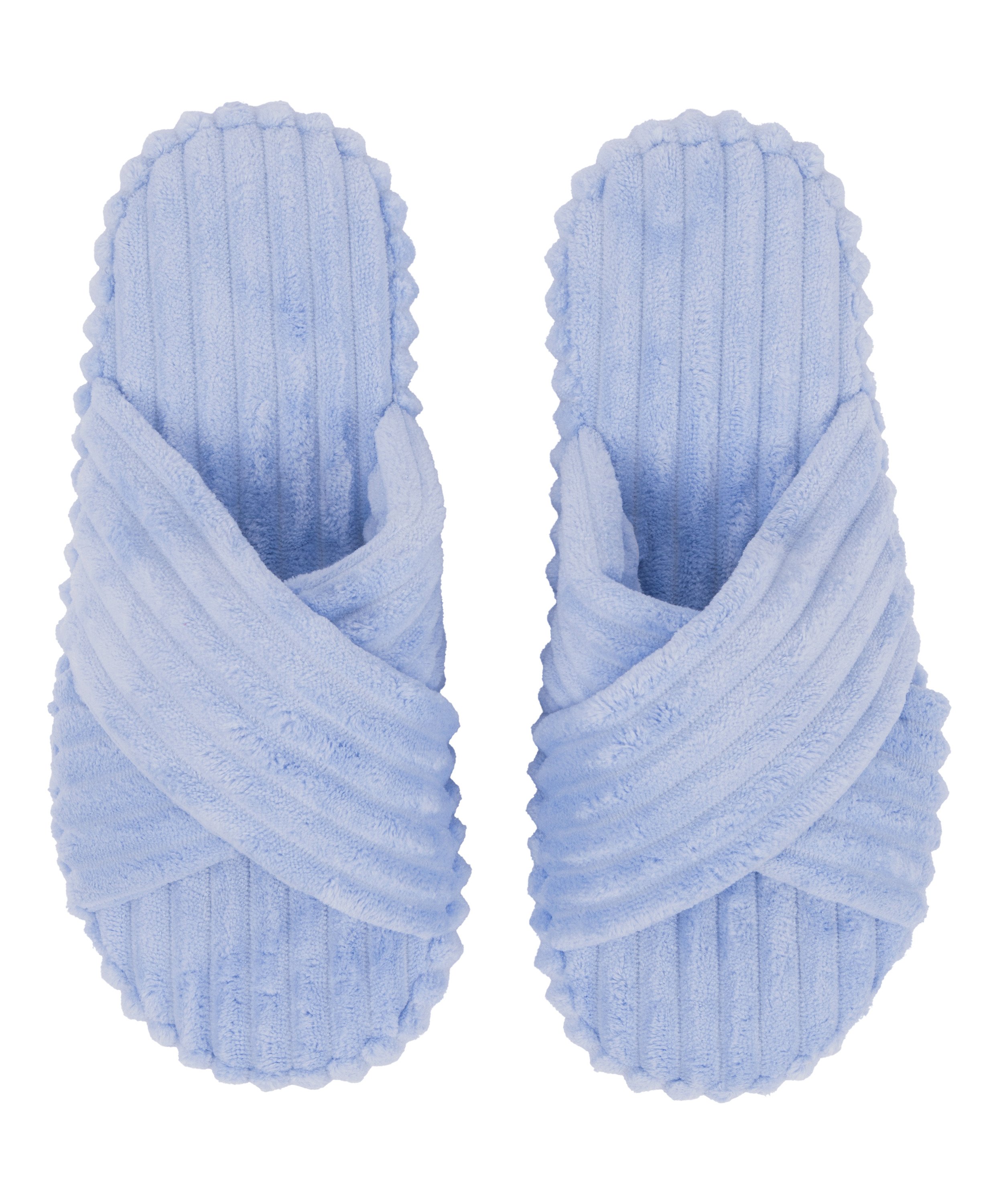 Slipper Weiche Rippung, Blau, main