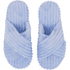Slipper Weiche Rippung, Blau